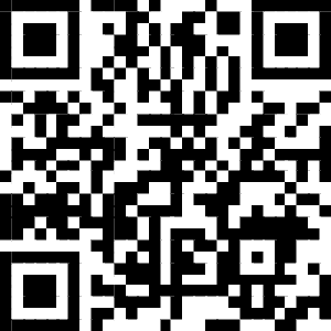 A black and white QR code on a white background.